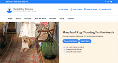 Desktop Screenshot of capitalrugcleaning.com