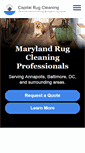 Mobile Screenshot of capitalrugcleaning.com